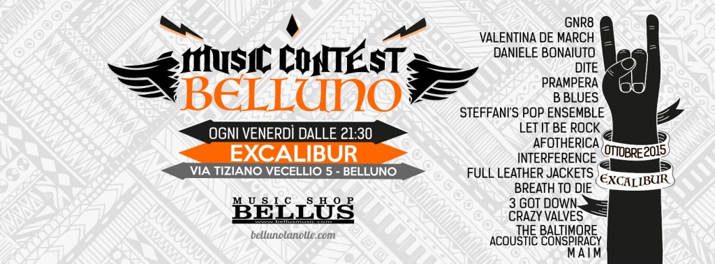 Music Contest Belluno: i finalisti